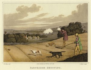 Patrijzenjacht door Henry Thomas Alken